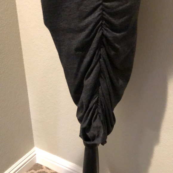 Express Dark Heather Form Fitting Dress - Picture 2 of 6